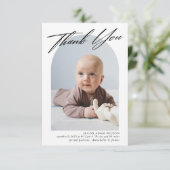 サンキューベビー誕生フォトコラージュ サンキューカード (スタンド正面)
