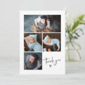 サンキューベビー誕生フォトコラージュ 案内状 (スタンド正面)