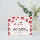 サンキューベリーマジョーベビーシャワーサンキューカード (スタンド正面)