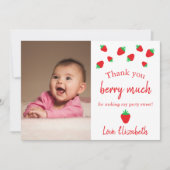 サンキューベリーマート誕生日サンキューカード サンキューカード (正面)