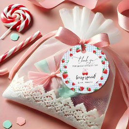 サンキューベリー誕生日メッセージカード フェイバータグ