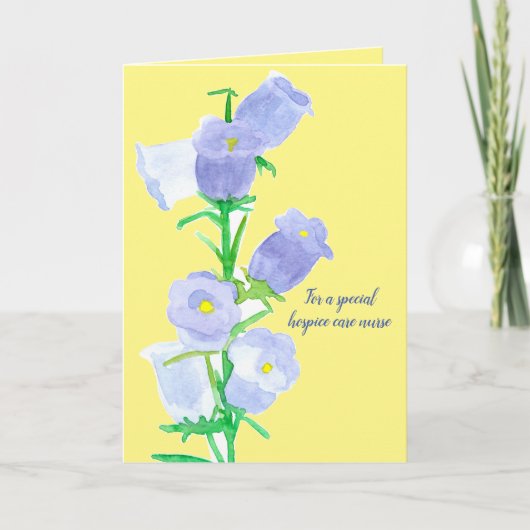 サンキューホスピス気にギバーカンタベリーベル カード (正面)