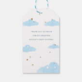 サンキューホットエアバルーンTeddyベアーブルー ギフトタグ (裏面)