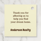 サンキューホームバイヤ実在ーエテートプロモーション不動産仲介業者 フェイバータグ (裏面)