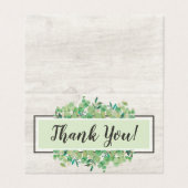 サンキューボタニカルグリーナリーユーカリプトゥスウッドカード (外部フラット)