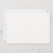 サンキューボホフォト秋カボチャ赤ちゃんシャワー 招待状 (裏面)