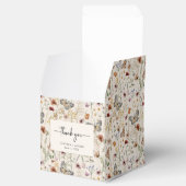 サンキューボホ結婚式の引き出物ボックス フェイバーボックス (オープン)