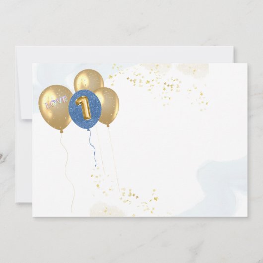 サンキューボーイゴルフテーマフォトファースト誕生日 サンキューカード