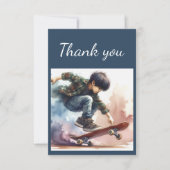 サンキューボーイズSKATEBOARDスケートボードボード サンキューカード (正面)