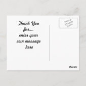 サンキューポストカード秋シーン ポストカード (裏面)