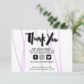 サンキューマーブルパープルトレンディーカスタムメディア挿入 (スタンド正面)