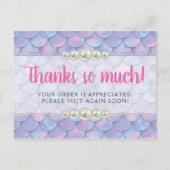 サンキューマーメイドテールスケール&パールブティックショップ ポストカード (正面)