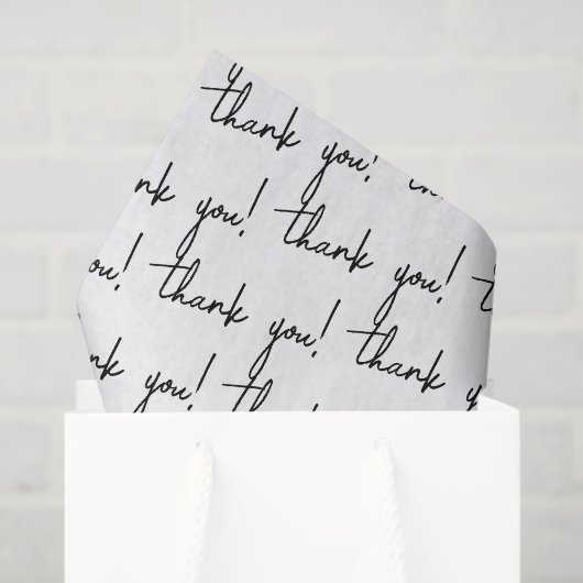 サンキューミニマリストプロフェッショナルブランドビジネス 薄葉紙 (ギフトバッグ)