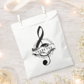 サンキューミュージカルノートお気に入りバッグ フェイバーバッグ (クリップ留めされた状態)