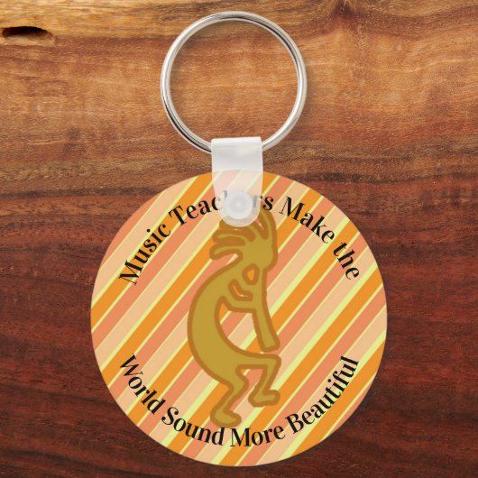 サンキューミュージック先生サウスウェストココペリ キーホルダー (正面)