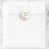 サンキュームーン&多肉料理パステルミスティックボホ ラウンドシール (バッグ)