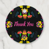 サンキューメキシカンフィエスタパーティー花黒 フェイバータグ (正面)