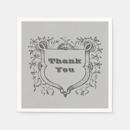 サンキューメディバル華美シールド感謝の食事 スタンダードカクテルナプキン