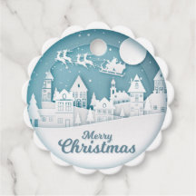 サンキューメリークリスマスメッセージカード