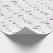 サンキューモダンタイポグラフィ ラッピングペーパー (角)