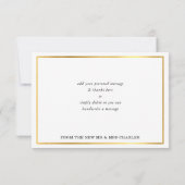 サンキューモダンティール(緑がかった色)ブルー白金ゴールド詳細 サンキューカード (裏面)