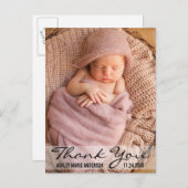 サンキューモダンベビー誕生はがき 案内ポストカード (正面/裏面)