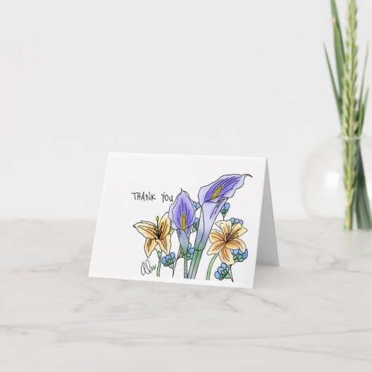 サンキューユリ サンキューカード (正面)