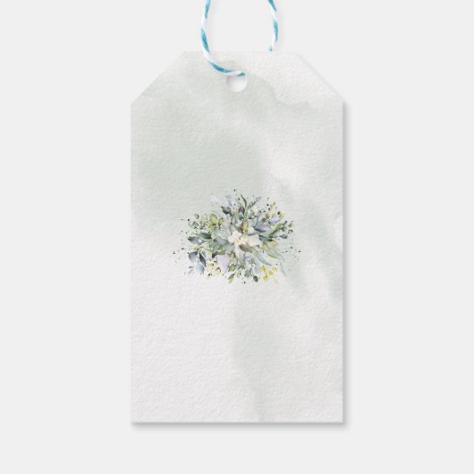 サンキューユーカリ多肉植物メッセージカード ギフトタグ (裏面)