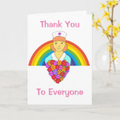 サンキューユーホスピタルナース カード (黄色い花)