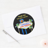 サンキューラスベガスカップル ラウンドシール (封筒)