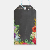 サンキューラベルアロハメッセージカードチョーク結婚ズ ギフトタグ (裏面)