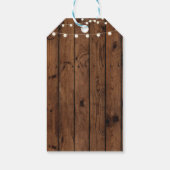 サンキューラベルウッドチョーク素朴ブライダルシャワー ギフトタグ (裏面)