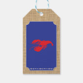 サンキューラベルクロフィッシュボイルロブスタービーチ結婚式 ギフトタグ (裏面)