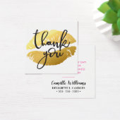 サンキューラベルハンドシンプルレタリングはっきりしたキス (デスク)