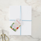 サンキューラベルビーフアロハティキルアウ（ハワイ式宴会）パイナップル ギフトタグ (より糸付き)