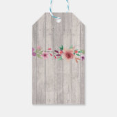 サンキューラベルビーフウッドフローラブライダルシャワー ギフトタグ (裏面)