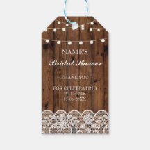 サンキューラベルビーフウッドレースブライダルシャワー