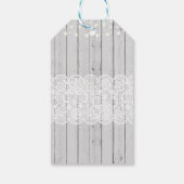 サンキューラベルビーフグレーウッドレースブライダルシャワー ギフトタグ (裏面)