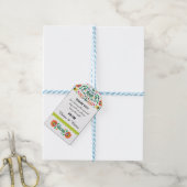 サンキューラベルフィエスタメキシコプリントライム結婚ズ ギフトタグ (より糸付き)