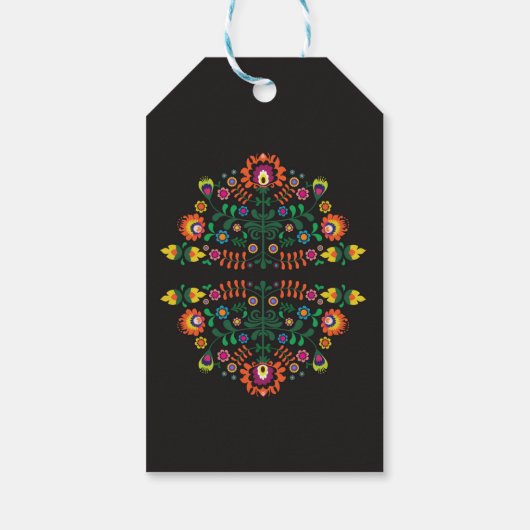 サンキューラベルフィエスタメキシコプリント結婚ズ ギフトタグ (裏面)