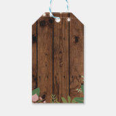 サンキューラベルフローラビーフウッドブライダルシャワー ギフトタグ (裏面)