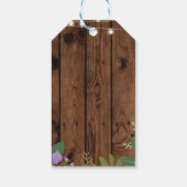 サンキューラベルフローラビーフウッドブライダルシャワー ギフトタグ (裏面)