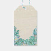 サンキューラベルフローラメッセージカード結婚ズ ギフトタグ (裏面)