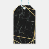 サンキューラベルブラックマーブル金ゴールドズ ギフトタグ (裏面)