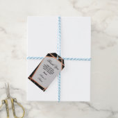 サンキューラベルマーブルフリットバラ金ゴールド結婚ズ ギフトタグ (より糸付き)