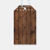 サンキューラベルメッセージカードウッドチョーク結婚ズ ギフトタグ (裏面)