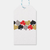 サンキューラベルメッセージカードラスベガスカジノパーティー ギフトタグ (裏面)