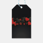 サンキューラベルメッセージカードラスベガスカジノパーティー ギフトタグ (裏面)