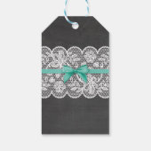 サンキューラベルランジェリーシャワーブライダルパーティレース ギフトタグ (裏面)