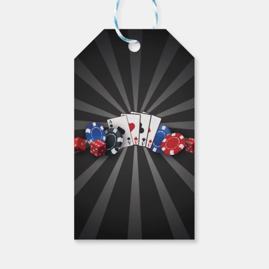 サンキューラベル素朴ブライダルシャワーラスベガス ギフトタグ (裏面)